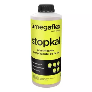  Stopkal Megaflex Plastificante Reemplaza 40 Bolsas Cal 1lt