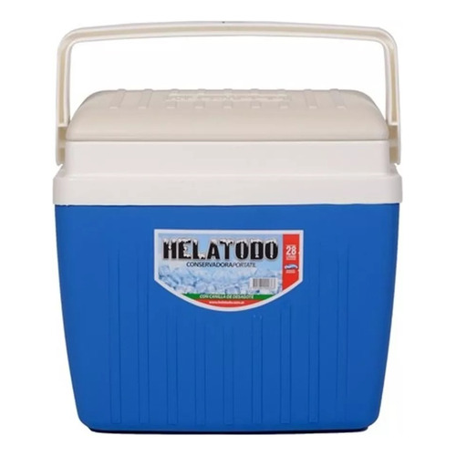 Heladera Conservadora Portatil Helatodo - 28 Litros - Azul