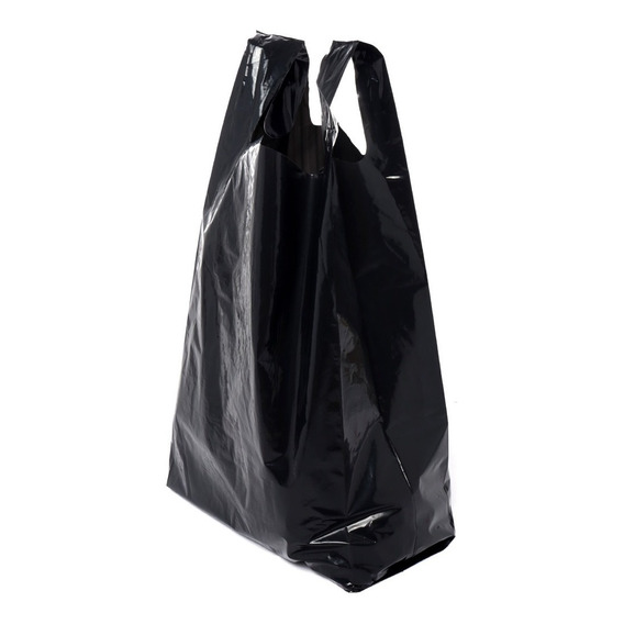 Bolsa Negra De Camiseta Para Basura Reciclable 1 Kg