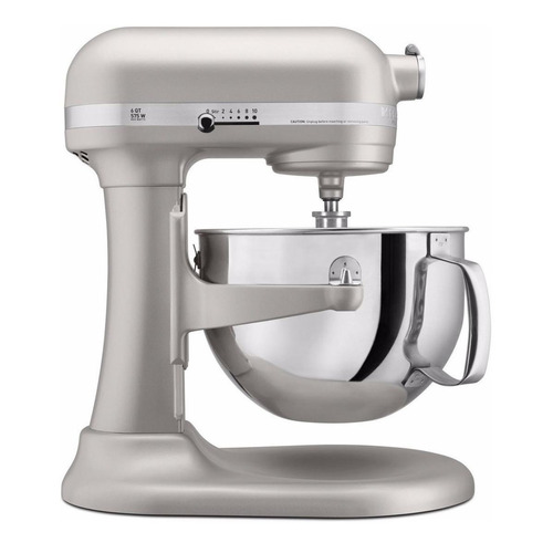 Batidora de pedestal KitchenAid Professional 600 Series KP26M1X nickel pearl 60 Hz 120 V