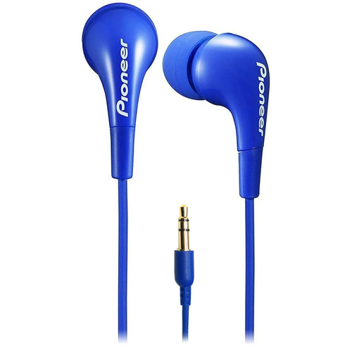 Auriculares Pioneer Cable Azul Para Apple/android Se-cl502l 