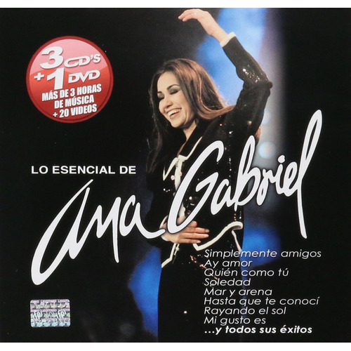 Lo Esencial De Ana Gabriel Box 3 Disco Cd + Dvd Versión del álbum Estándar