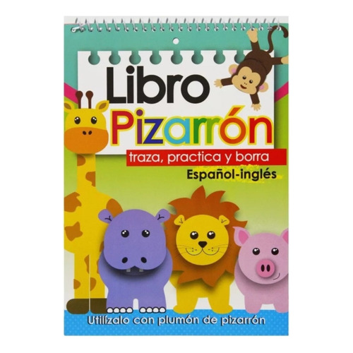 Libro Pizarrón Las Letras (español Inglés) Escribe Y Borra