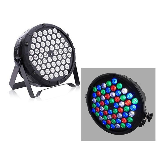 Foco Slim Par 60 Led Rgbw Luces De Fiesta