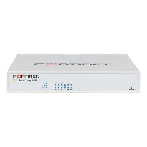 Firewall Fortinet Fortigate 80f 1 Año Licencia Forticare Color Blanco