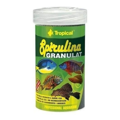 Tropical Spirulina Granulat 440g Gránulos Vegetal Polypteram