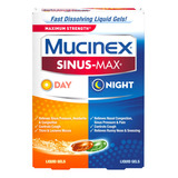 Mucinex Sinus-max Max Strength Geles Líquidos Día Y Noche 