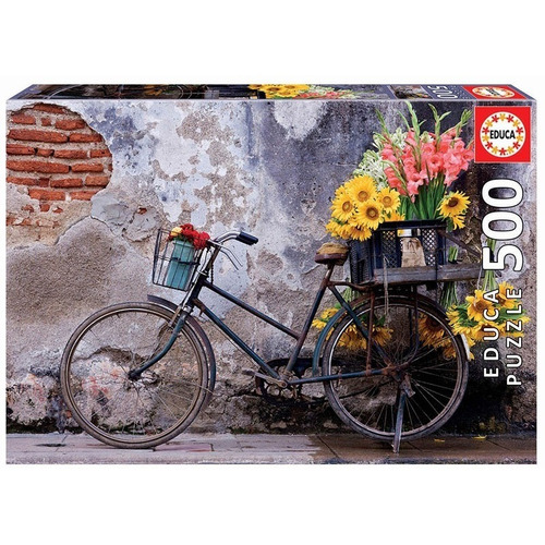 Rompecabezas Bicicletas Con Flores 500 Pz Educa 17988