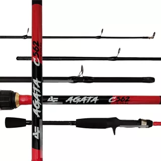 Vara Carretilha Albatroz Ágata 2 Partes Carbono 1,68m 6-12lb