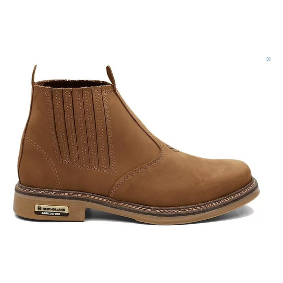 Bota New Holland Unisex Original En Cuero Nobuck