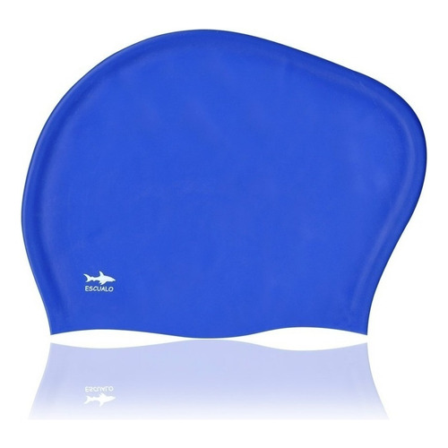 Gorra Natación Modelo Lady Cap Color Azul - Escualo Color Azul Talla Adulto Diseño De La Tela Liso