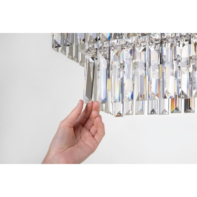 Plafon Cristal Sirius Imperial 9 Luces G9 Deco Pal Cuo