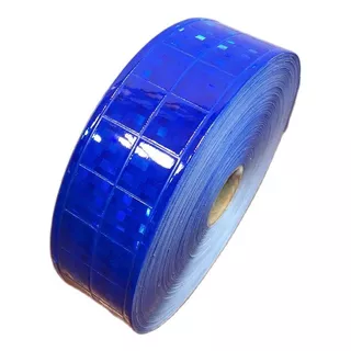 Cinta Reflectiva Pvc 2 Pulgada Azul