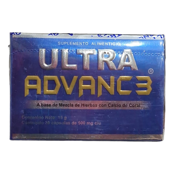 Ultra Advanc3 Con 30 Capsulas De 500mg Producto Nuevo