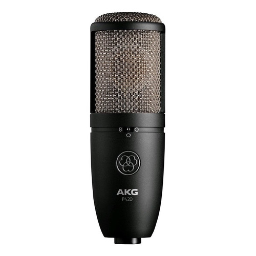 Micrófono AKG P420 Condensador Cardioide color negro