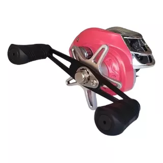 Reel Huevito Color Rosa Pink Rulemanes Baitcasting Carnada