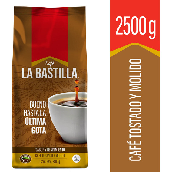 Cafe Bolsa 2500g Medio Bastilla