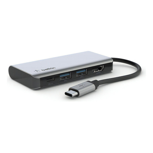 Belkin Usb-c 4-in-1 Multiport Adapter Usb-c Pd 3.0 2 Usb-a