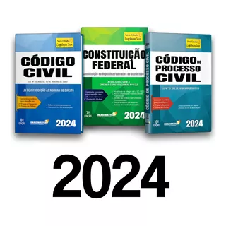 Constituição + Código Civil + Código De Processo Civil Atualizado