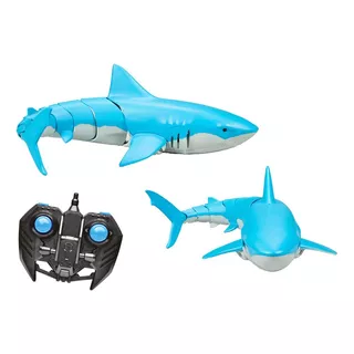 Tubarão Shark Control Com Controle Remoto - Zoop Toys Cor Azul