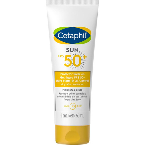 Cetaphil Sun Oil-control Sin Color Fps 50+ 50ml