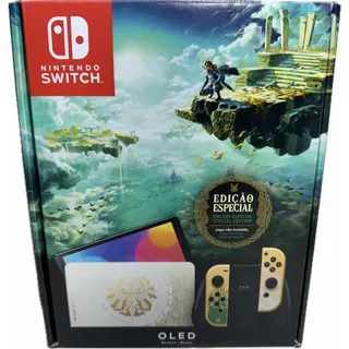 Nintendo Switch Oled Edição Especial Zelda Playtronic Brasil