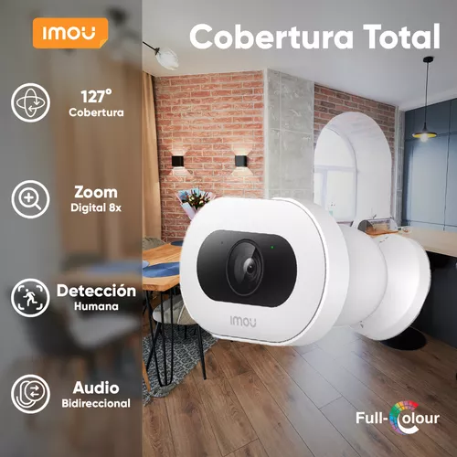 IMOU Cámara para exterior Wifi Motorizada PTZ Full Color + Micro SD 64GB