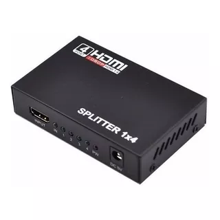 Splitter Hdmi 1x4 4k Ultra Hd 3d Divisor 1 Entrada 4 Salidas