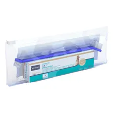 Kit Saúde Oral Virbac Pasta Cet Com Necessaire E Escova sabor frango