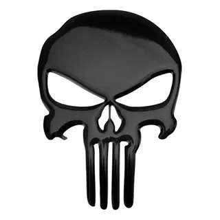 Adesivo Caveira Justiceiro Punisher Resinado - Carro / Moto