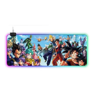 Mouse Pad - Dragon Ball Z/super - Con Luces - 70 X 30 Cm