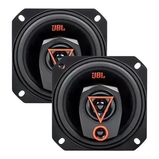 Par Alto Falantes Automotivo 4 Pol Triaxial 80w Jbl 4trms80 Cor Preto