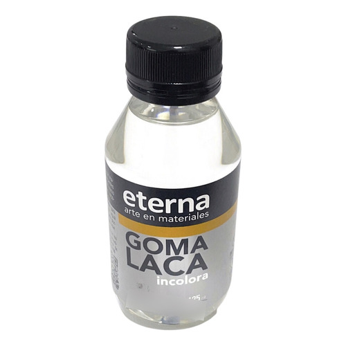 Goma Laca Incolora Eterna Frasco X 125 Ml La Plata