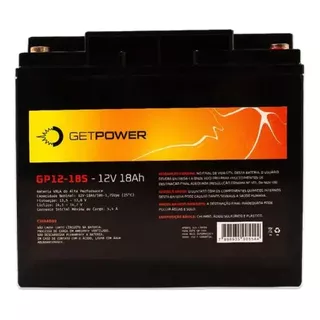 Bateria Gp12-18s 18 Amp 12 Volts P Sinalização De Via Férrea