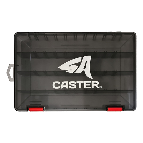 Caja Pesca Caster Señuelos 20 Divisiones 29,5x18,5x4,5cm