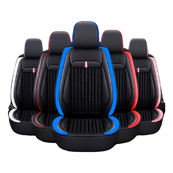 Kit Funda Cubre Asiento Cuero Auto Premium Luxury