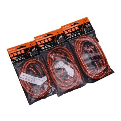 Zuncho Soga Elastica Gancho 90cm Moto Bici 2pz Harden 622136