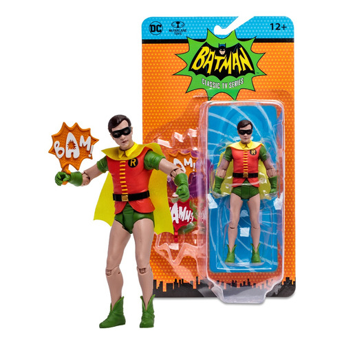 Figura de acción  Robin Batman 66 de McFarlane Toys Retro Collection