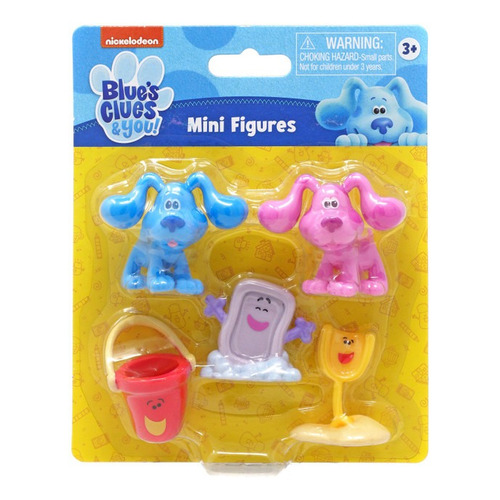 Muñecos Blues Clues Mini Figuras 2 Figuras + Accesorios Dgl