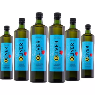 Aceite Oliva Extra Virgen Oliver Cooks X 1 L. Caja X 6uni