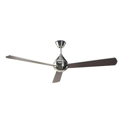 Ventilador De Techo Tupai Plata Control Remoto 5 Veloc Grok 1.32 M 36w Plata Metal 3