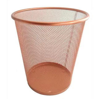 Cesto Lixeira Rose Gold 10l