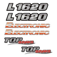 Kit Emblemas Mercedes Eletrônico L 1620 Electronic Top Brake