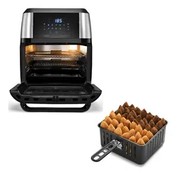 Fritadeira Eletrica Airfryer Elgin Oven Fry 12l 1800w 220v Cor Preto Frequência 60Hz no Mercado Livre com oferta e cupom de desconto