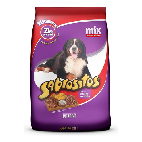 Alimento Sabrositos Mix para perro adulto sabor mix en bolsa de 15kg