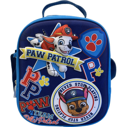 Lonchera Infantil 3d Paw Patrol Niño Color Multicolor