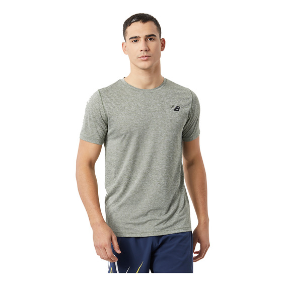 Remera New Balance De Hombre - Mt11095do1