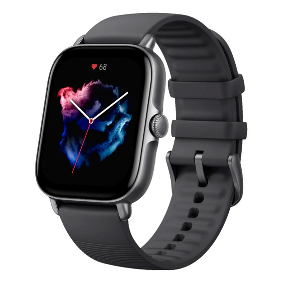 Reloj Inteligente Amazfit Gts 3 Smartwatch 1.75´´ Gps Color de la caja Graphite black Color de la malla Graphite black