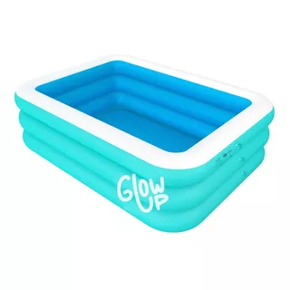 Piscina Inflable Glowup + Inflador 210*150*65cm 