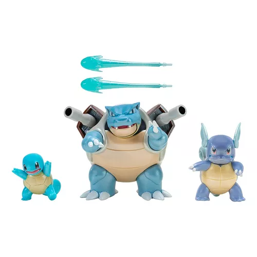 Brinquedo Boneco Figura Articulada Pokemon Blastoise 10 Cm Original Sunny